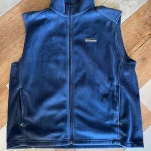 Columbia Deep Blue Fleece Vest